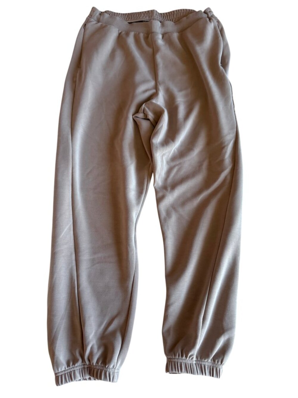 Victoria's Secret Featherweight Knit Jogger Pants - Size Large - Bare Taupe - Picture 2 of 5